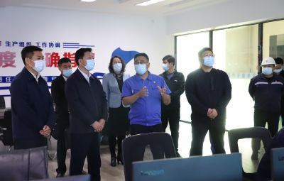 七台河市委常委、市纪委书记、市监委主任王清源到宝泰隆督导检查疫情防控与安全生产